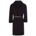Emporio Armani Accappatoio Nero Unisex in spugna di Cotone