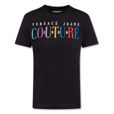 Versace Jeans Couture T-shirt Nera da Donna 