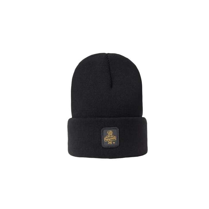 RefrigiWear Cappello nero con logo ricamato 