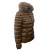 RefrigiWear Giubbotto Marrone con cappuccio