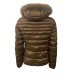RefrigiWear Giubbotto Marrone con cappuccio