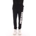 Philipp Plein Pantalone jogger in cotone nero con Logo PHILIPP PLEIN stampato