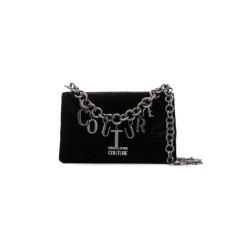 Versace Jeans Couture Borsa in velluto Nera a tracolla