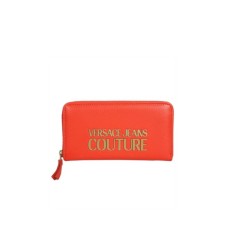 Versace Jeans Couture Portafoglio Rosso da Donna con logo in metallo