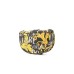 Versace Jeans Couture Borsa a tracolla da Donna Nera con stampa Baroque all over, maxi fibbia logata 