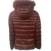 RefrigiWear Giubbotto Marrone con cappuccio