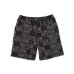 Moschino Boxer da mare nero con logo lettering All Over