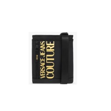 Versace Jeans Couture Tracolla Nera da Uomo con logo 
