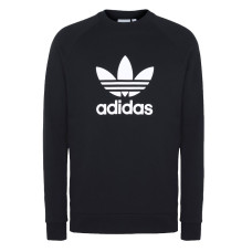 Adidas Originals Felpa Nera da Uomo con logo 