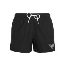 Emporio Armani Swimwear Boxer mare Nero con ricamo aquila