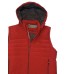 Harmont&Blaine Gilet rosso con cappuccio da uomo