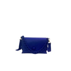 Plein Sport  Borsa blu medium a mano con tracolla regolabile, estraibile