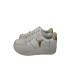Windsor Smith Sneakers Bianca da Donna con logo a contrasto 